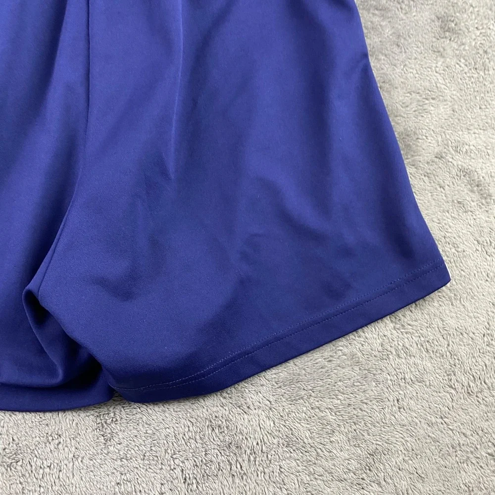 Vintage Adidas Running Jogging Soccer Shorts Mens Size Small Navy Blue